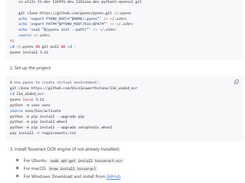 LLM-Aided OCR Project Screenshot 1