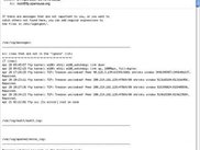 Mail app showing a logdigest report