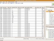 Log lines as rows in access_log mysql table.