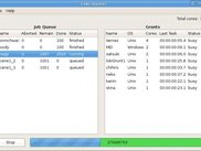 Loki in master mode on Ubuntu, with the job queue running.