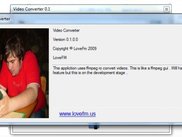 LoveFm Video Converter About Window