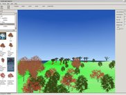 Terrain scene with vegetation 1