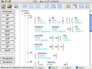 LTC showing Greek interlinear text