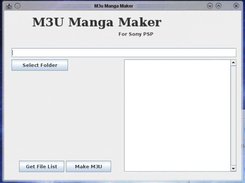 GUI of m3u manga maker