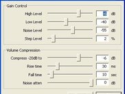 Volume Compression Dialog