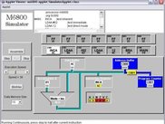 Screenshot of application in operation