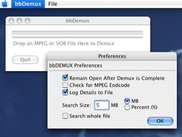 bbDemux on Mac OS X Tiger (10.4)
