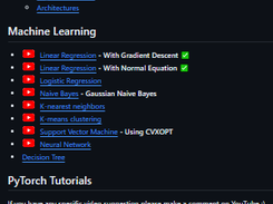 Machine Learning Collection Screenshot 1