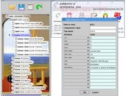 Magritte editing Evaristo's main menu