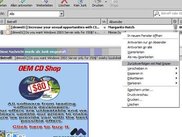 You can start Mail-Sniper with a right-click on your mail.
