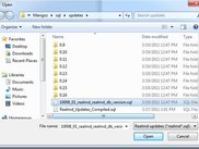 2. Selecting a required update