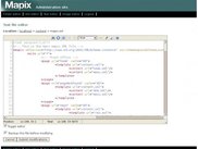 Mapix CMS online text editor (uses Edit_Area)