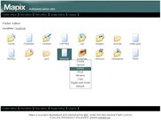 Mapix back office uses context menus, ajax, drag and drop...