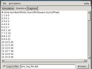The Statistics tab of MASyV's GUI.