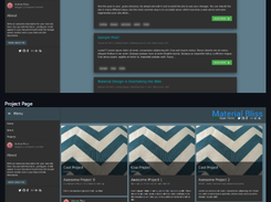 Material Theme for Jekyll Screenshot 1