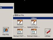 The MAT-File Palette in LabVIEW.