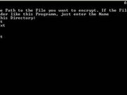 The encryption Menue (Englisch, German available)