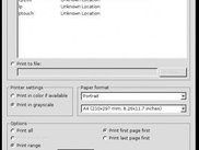 Printing a page or stack