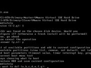 CLI mbldr under FreeDOS: main configuration menu