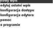 Gwne Menu / Main menu