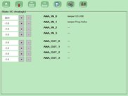 Analog I/O Setting Page