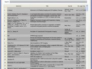 meBiblio 1.1 list view