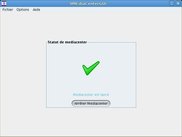 The status panel, enable by default