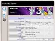 Episode listing for a season (Shows module)