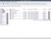 The file browser