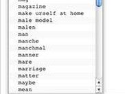 Autocomplete writing helper encourages new vocabulary usage
