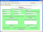 The metamax_en startpage