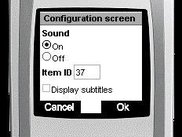 Standard MIDP screen without MicroWidgets library