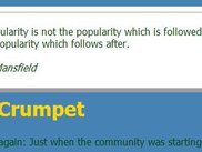 As tested on the "Daily Crumpet" web site