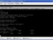 MikroConf R140 Some Tcl on the command line.