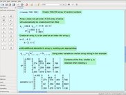 Implicit loop handling and array slicing example