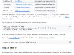 Mistral Finetune Screenshot 1