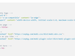 Mobi.css Screenshot 1