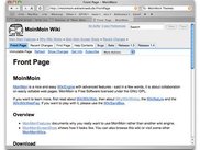 Modern theme of MoinMoin 1.3.x release.