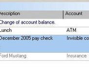 List of transactions