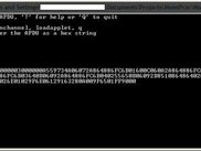 test app showing communication with a smartcard via pcsc