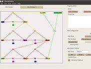 MOOSE GUI running a biochemical model