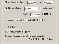 Record video by timer