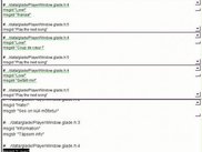 Scrolling through entries and editing where needed