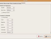 GNOME print screen Advanced tab using new MP610 PPD file