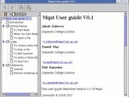 The users guide can be accessed from the help menu.