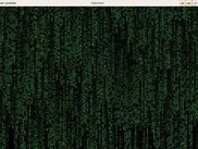 A matrix rain without rea-time video (without web-camera)