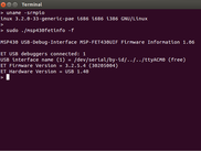 msp430fetinfo on Ubuntu (no device connected)