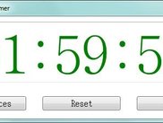 Early screenshot of the Timer showing time allowed left