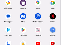Parte 2 da gaveta de aplicativos na stock ROM do Multilaser M8 4G