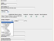 how edit the shop details